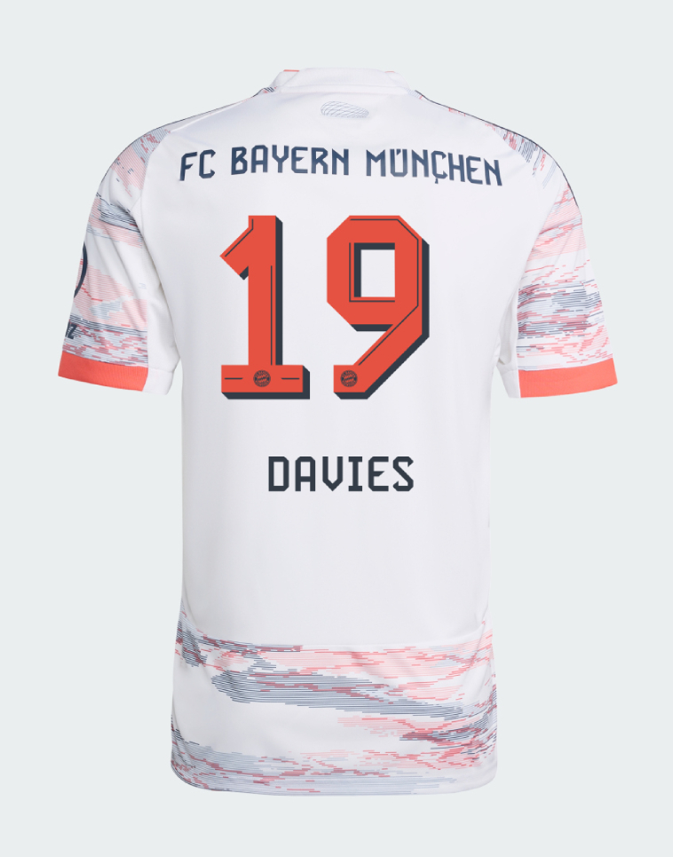 Bayern Munich Away Davies 19 Jersey 25-26
