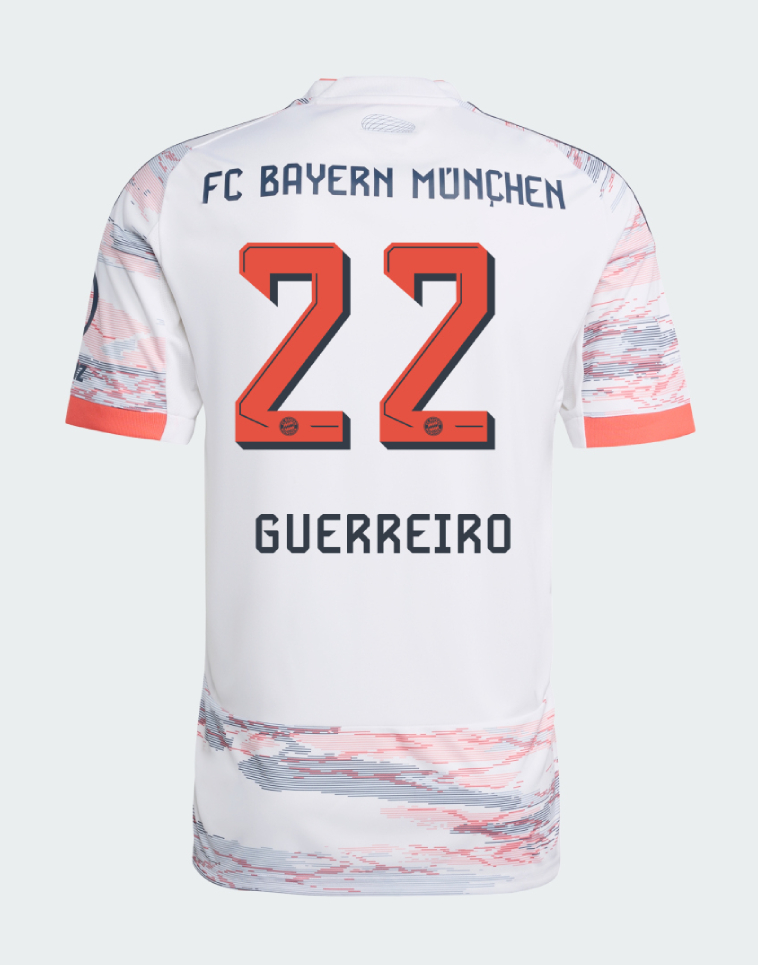 Bayern Munich Away Guerreiro 22 Jersey 25-26