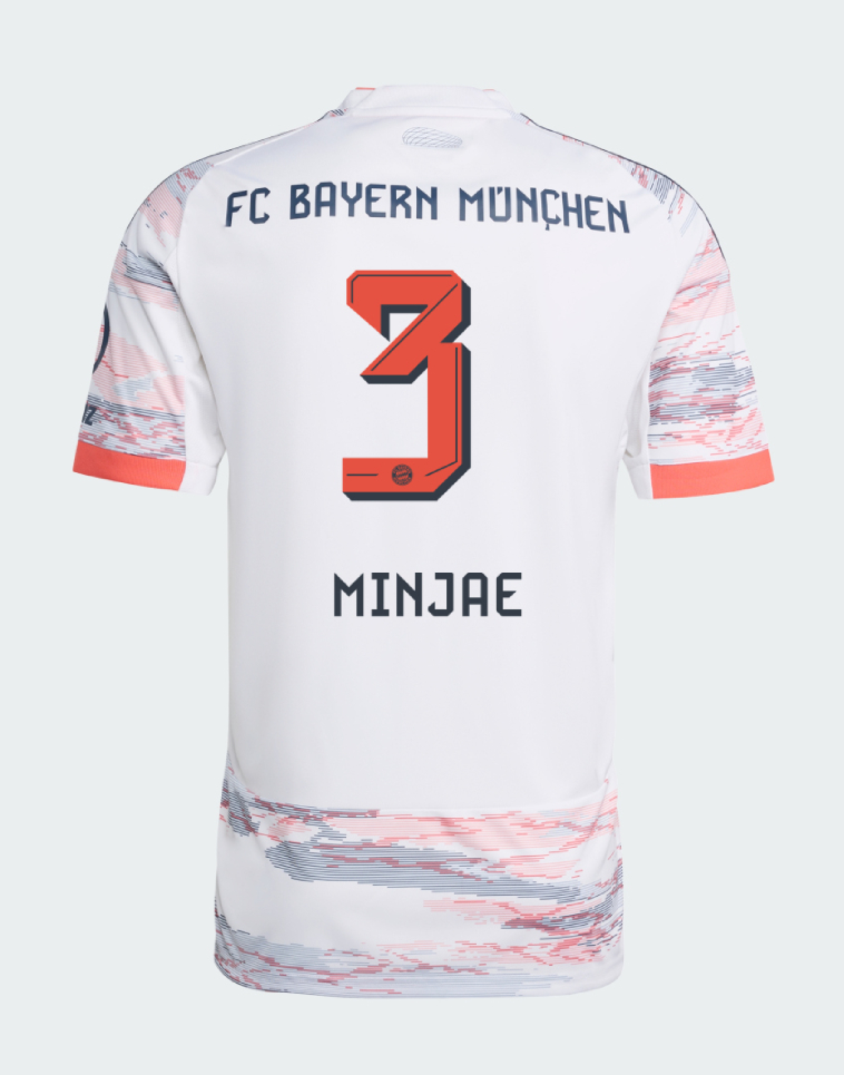 Bayern Munich Away Minjae 3 Jersey 25-26