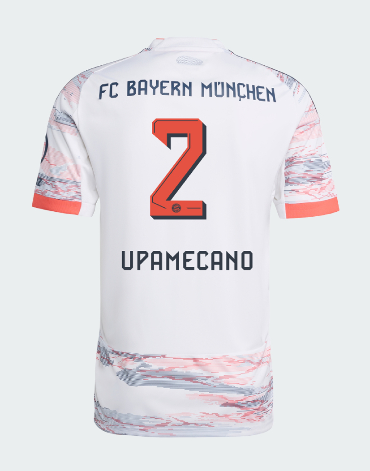 Bayern Munich Away Upamecano 2 Jersey 25-26