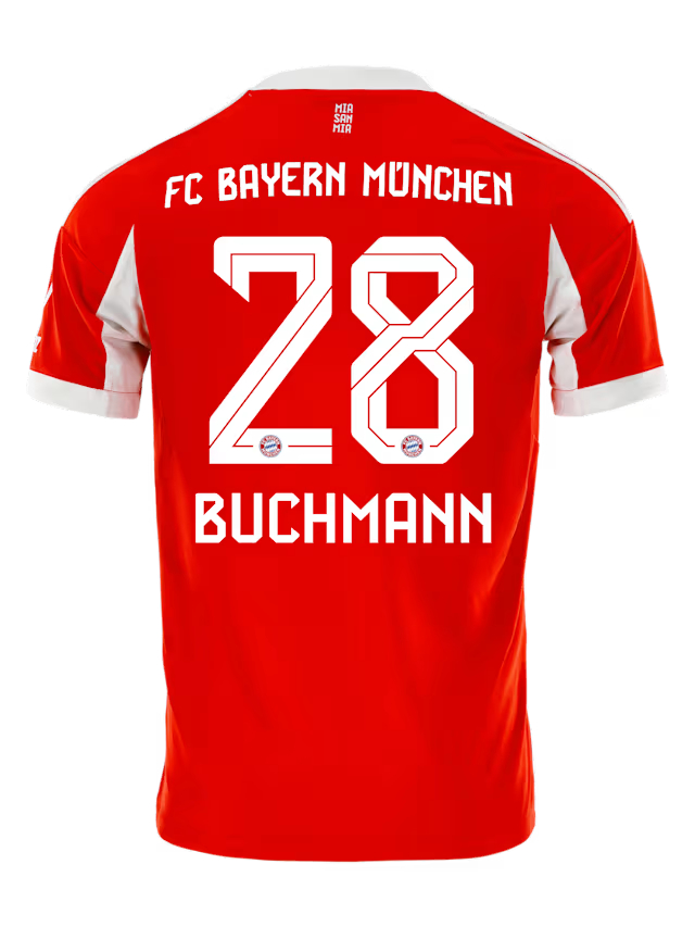 Bayern Munich Home Buchmann 28 Jersey 25-26
