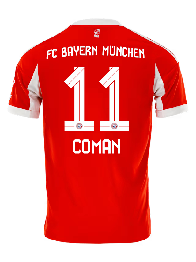 Bayern Munich Home Coman 11 Jersey 25-26