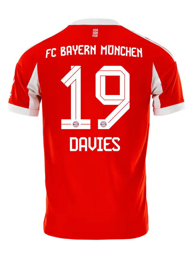 Bayern Munich Home Davies 19 Jersey 25-26