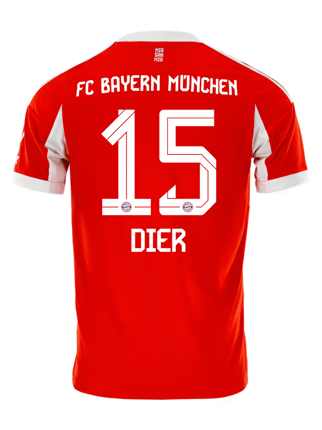 Bayern Munich Home Dier 15 Jersey 25-26