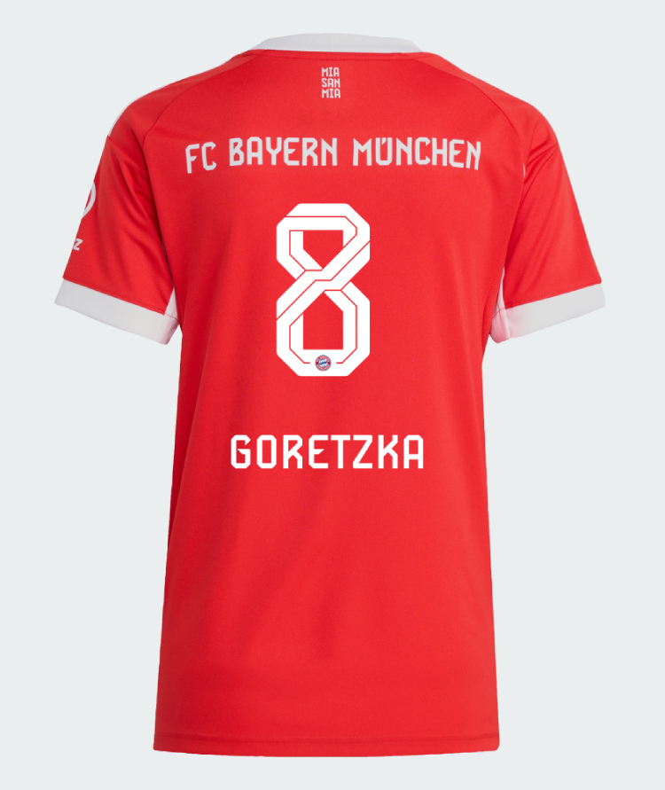 Bayern Munich Home Goretzka 8 Women Jersey 25-26