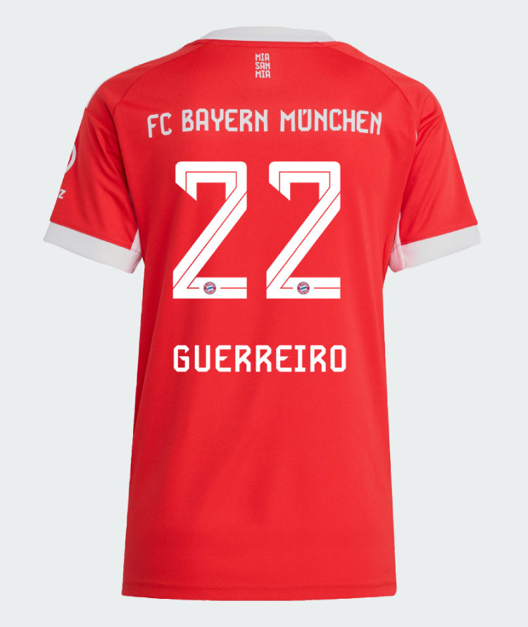 Bayern Munich Home Guerreiro 22 Women Jersey 25-26