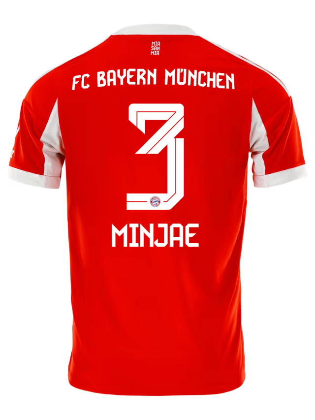 Bayern Munich Home Minjae 3 Jersey 25-26