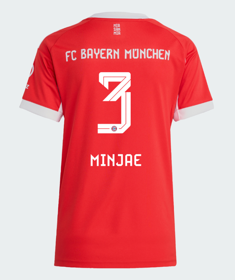 Bayern Munich Home Minjae 3 Women Jersey 25-26
