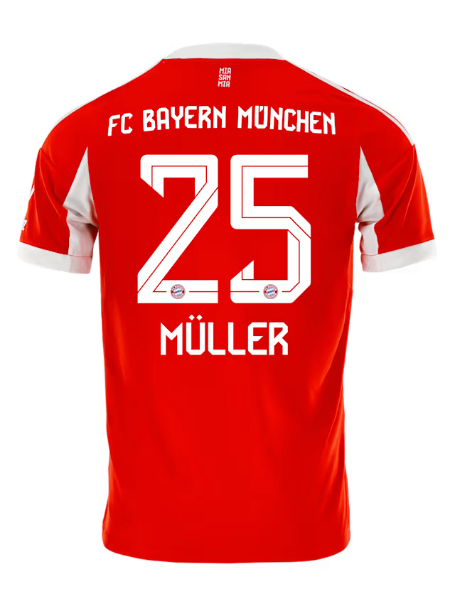 Bayern Munich Home Müller 25 Jersey 25-26