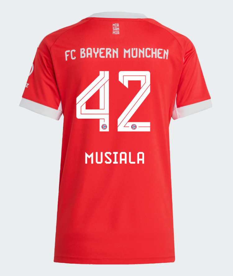 Bayern Munich Home Musiala 42 Women Jersey 25-26