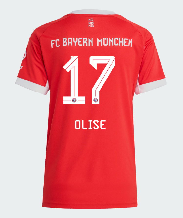 Bayern Munich Home Olise 17 Women Jersey 25-26