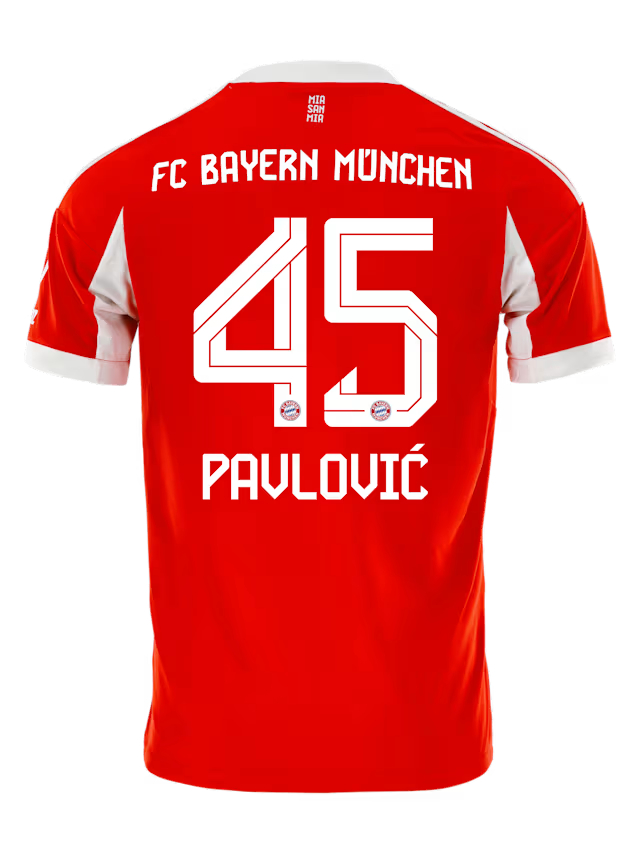 Bayern Munich Home Pavlović 45 Jersey 25-26