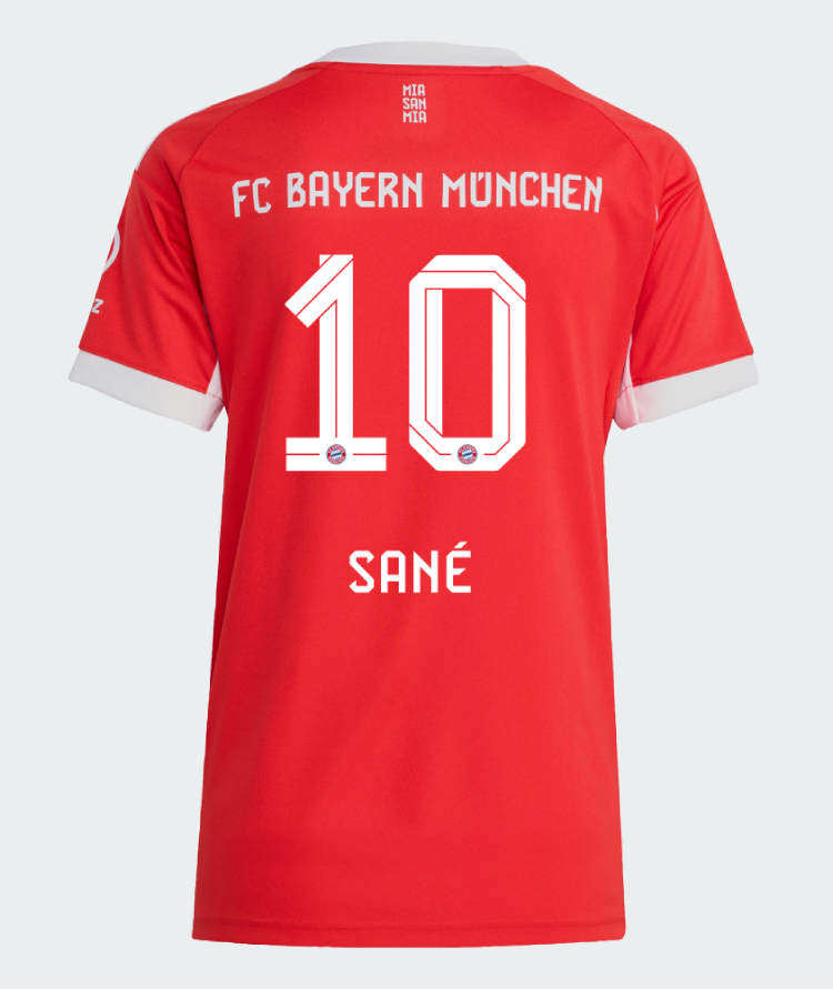 Bayern Munich Home Sané 10 Women Jersey 25-26