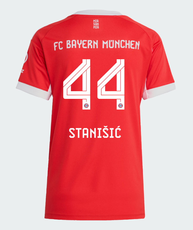 Bayern Munich Home Stanišić 44 Women Jersey 25-26