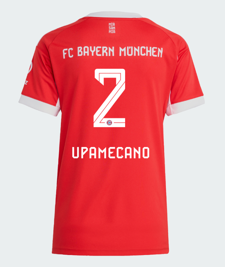 Bayern Munich Home Upamecano 2 Women Jersey 25-26