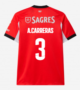 Benfica Home A.CARRERAS 3 Jersey 25-26