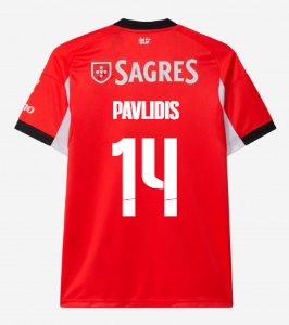 Benfica Home PAVLIDIS 14 Jersey 25-26