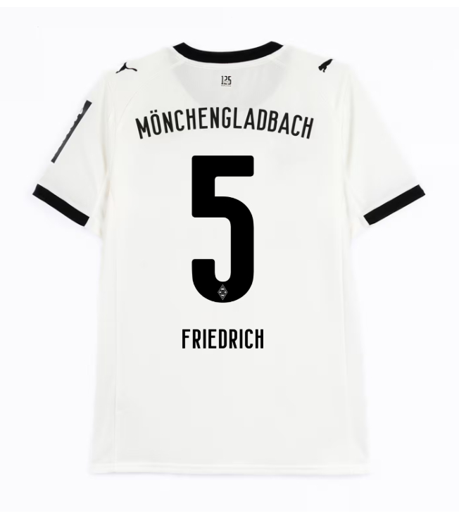 Borussia Monchengladbach Home FRIEDRICH 5 Jersey 25-26