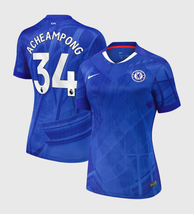 Chelsea Home ACHEAMPONG 34 Women Jersey 25-26