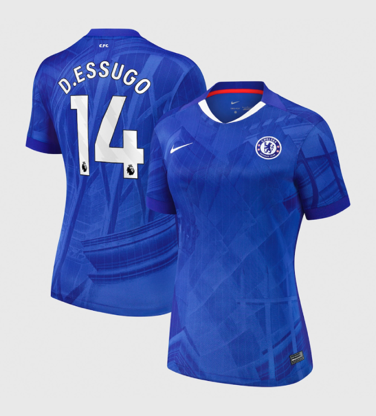 Chelsea Home D. ESSUGO 14 Women Jersey 25-26