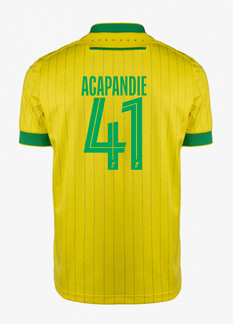 FC Nantes Home ACAPANDIE 41 Jersey 25-26