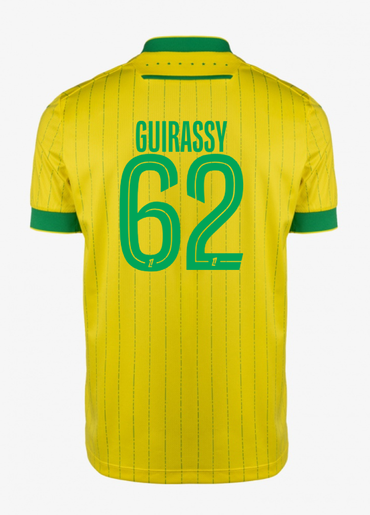 FC Nantes Home GUIRASSY 62 Jersey 25-26