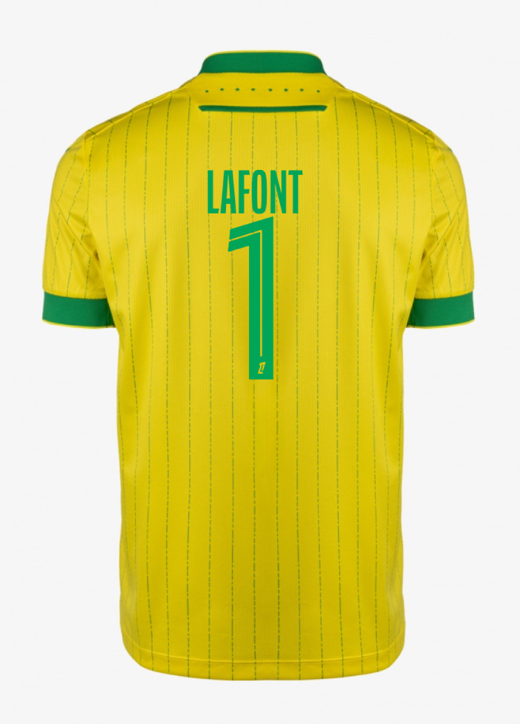 FC Nantes Home LAFONT 1 Jersey 25-26