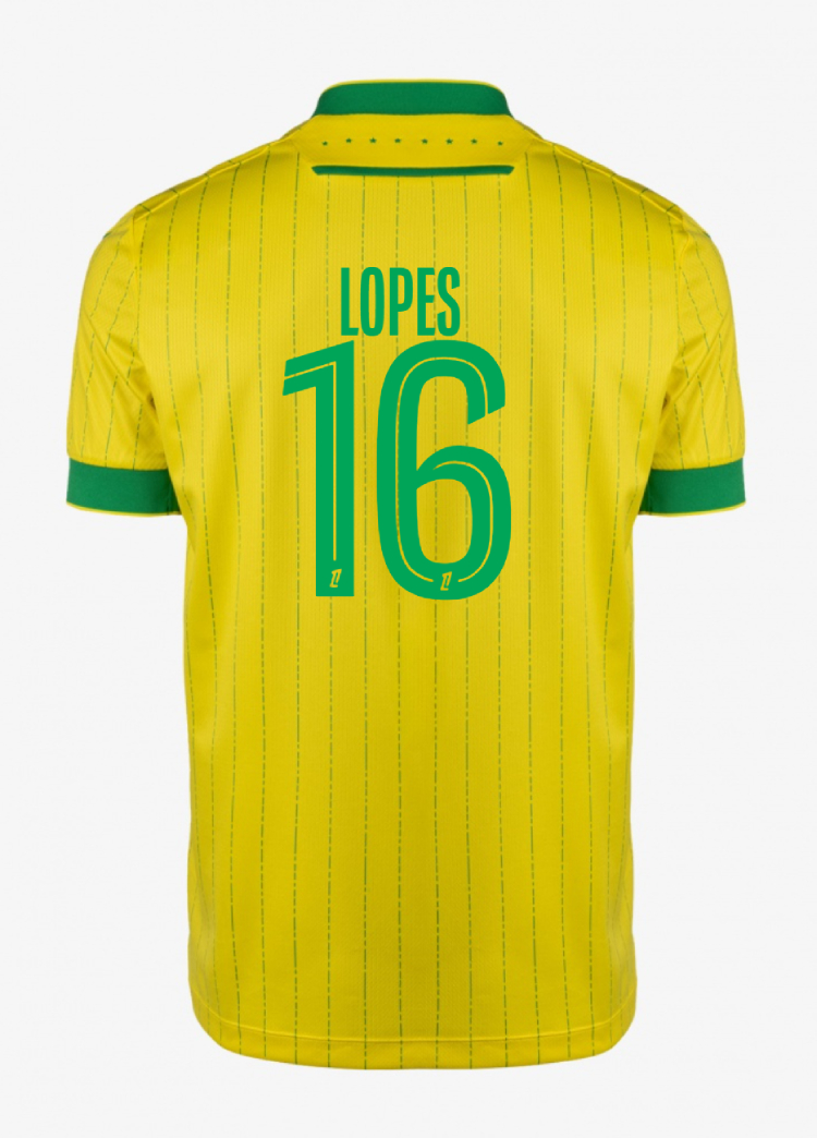 FC Nantes Home LOPES 16 Jersey 25-26