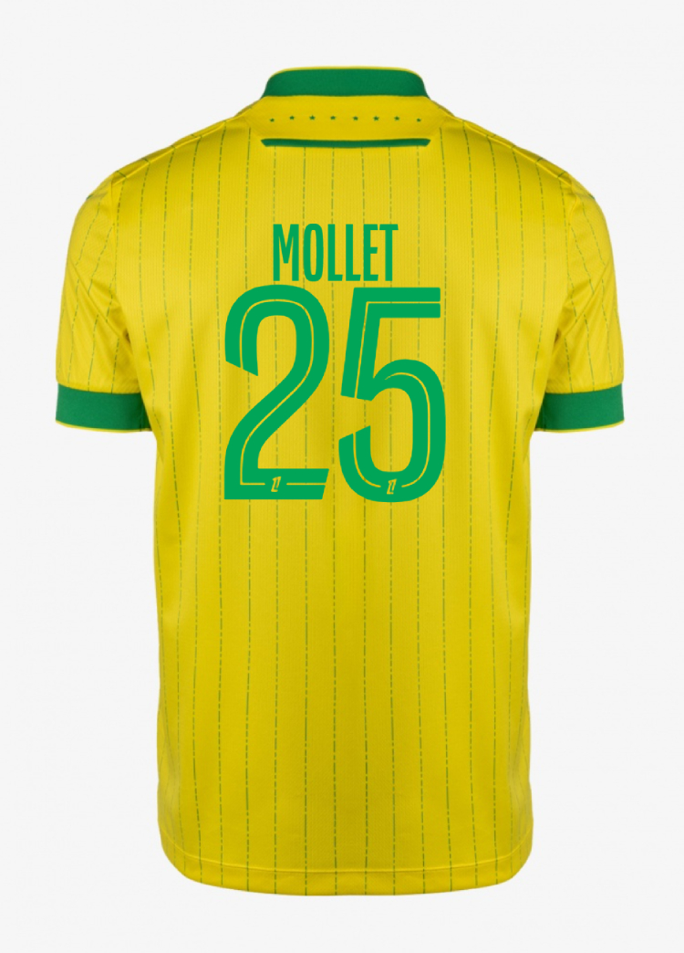 FC Nantes Home MOLLET 25 Jersey 25-26