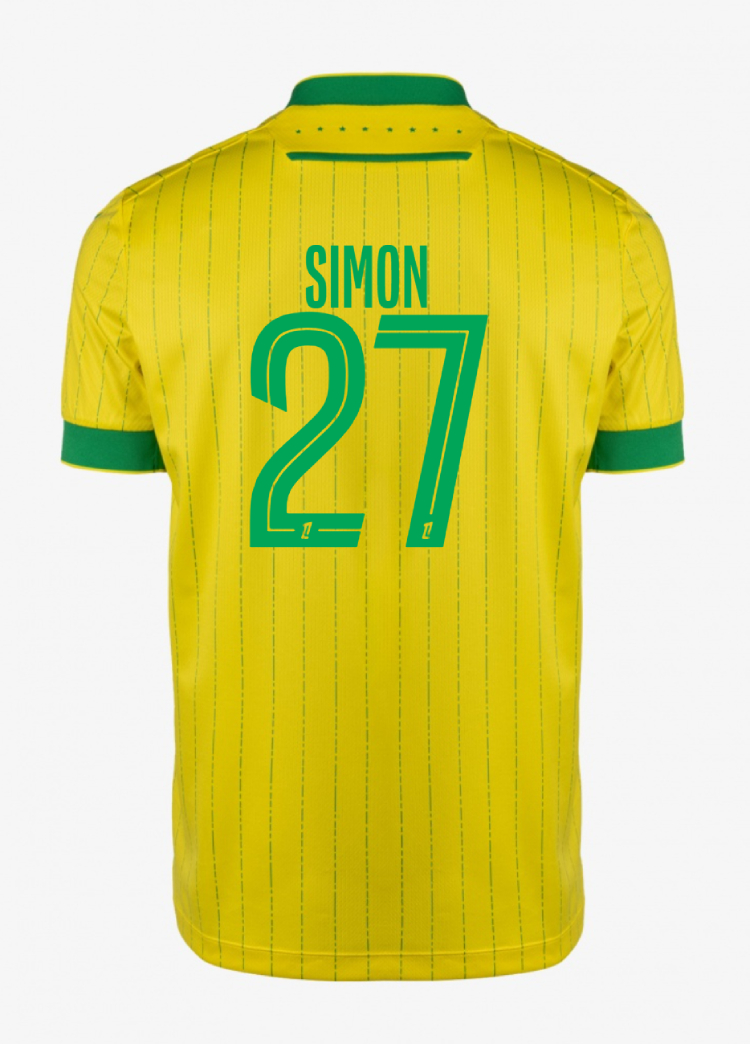 FC Nantes Home SIMON 27 Jersey 25-26