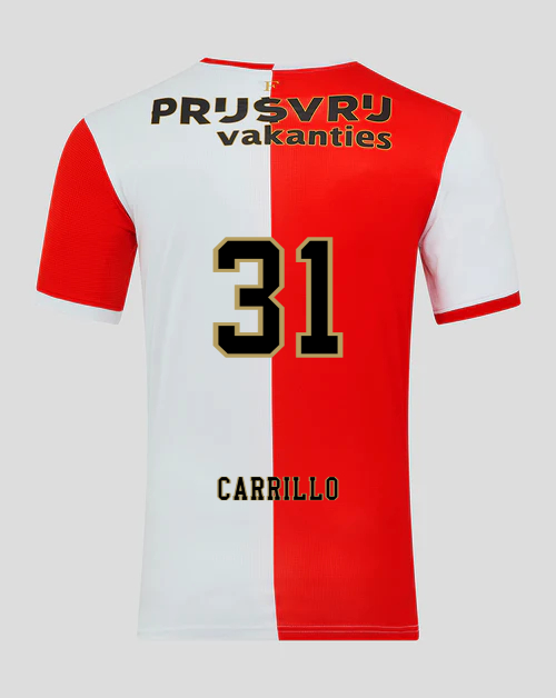 Feyenoord Home CARRILLO 31 Jersey 25-26