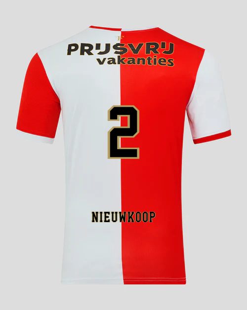 Feyenoord Home NIEUWKOOP 2 Jersey 25-26