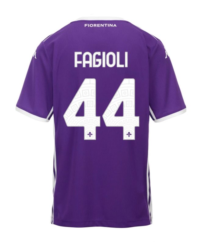 Fiorentina Home FAGIOLI 44 Jersey 25-26