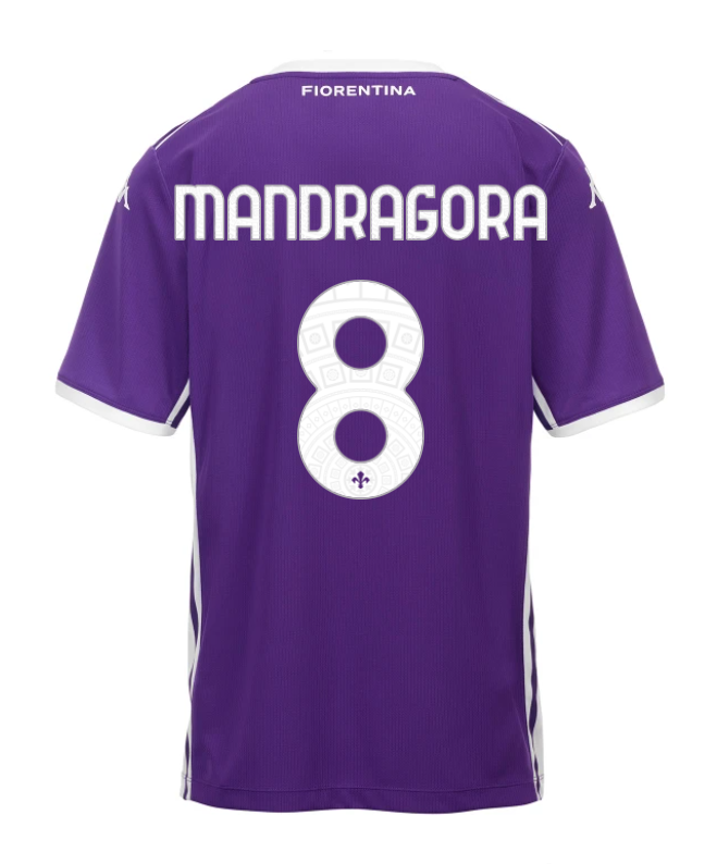 Fiorentina Home MANDRAGORA 8 Jersey 25-26