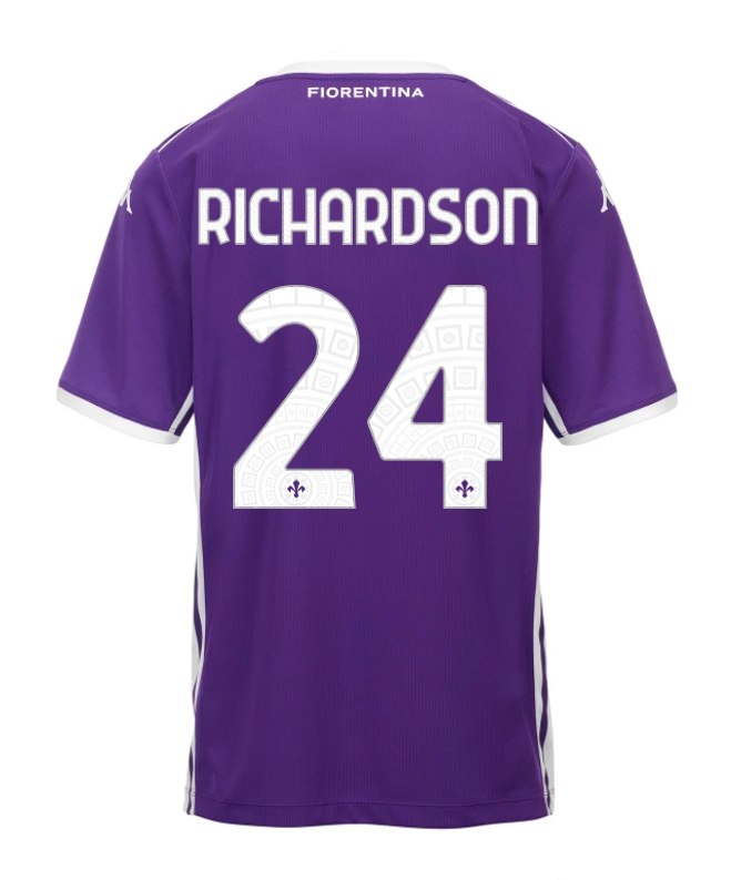 Fiorentina Home RICHARDSON 24 Jersey 25-26