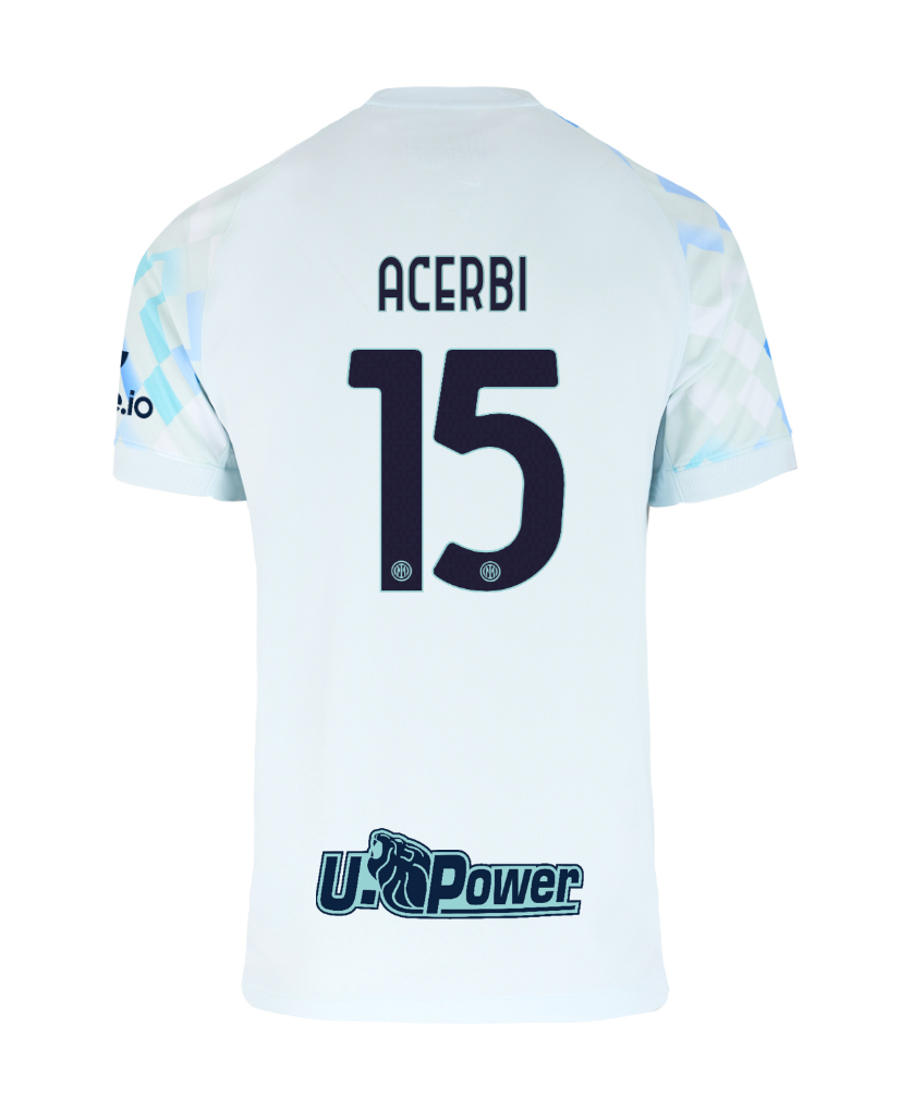Inter Milan Away ACERBI 15 Jersey 25-26