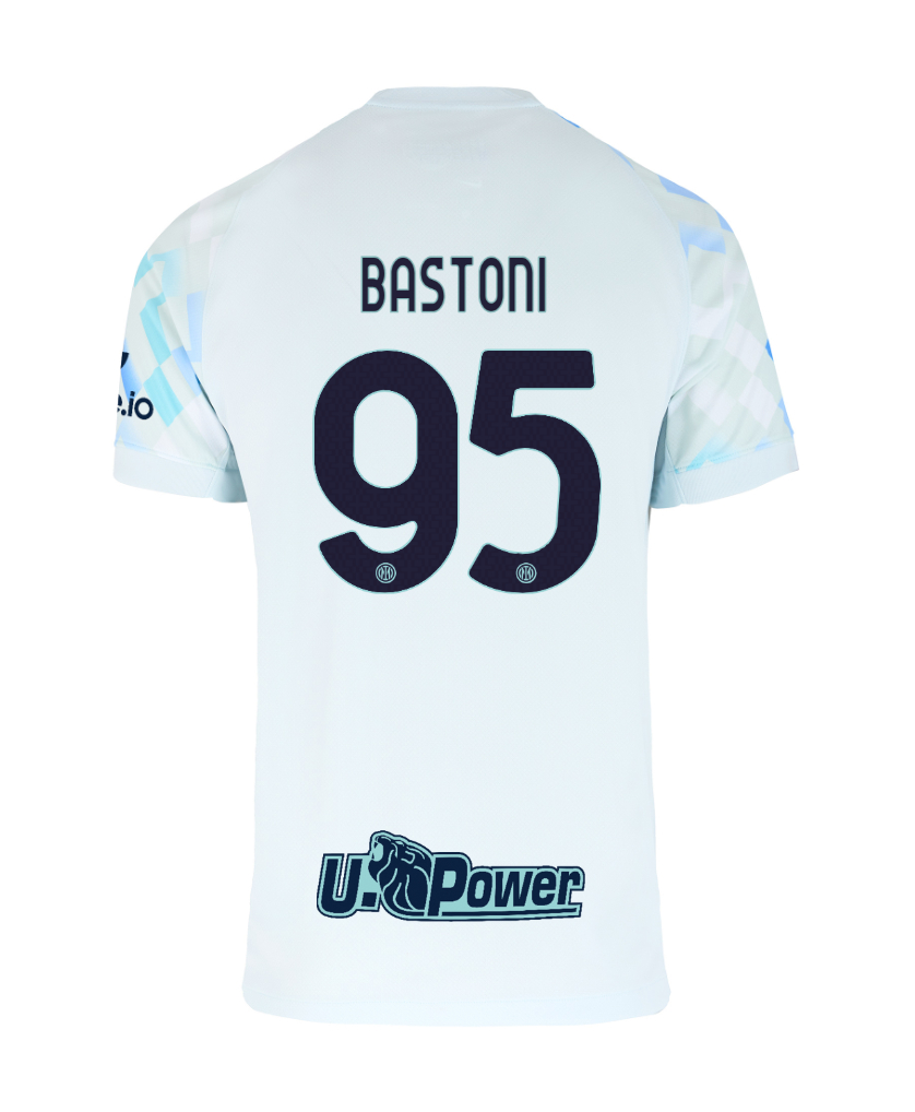 Inter Milan Away BASTONI 95 Jersey 25-26