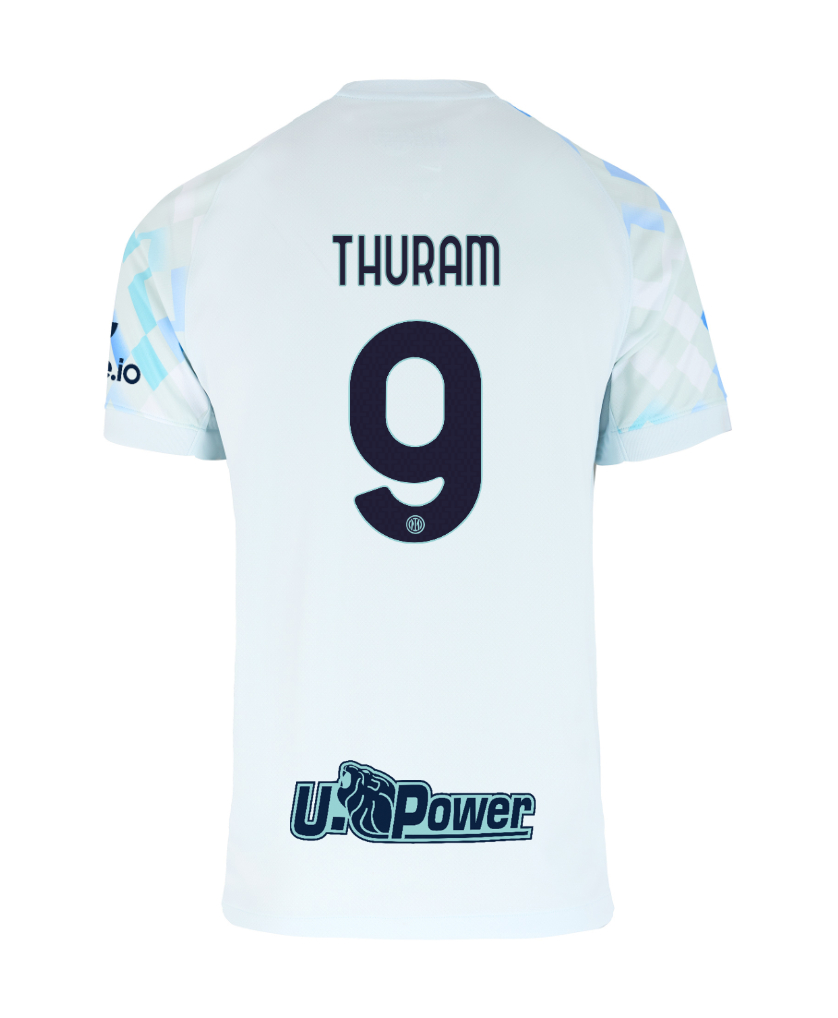 Inter Milan Away THURAM 9 Jersey 25-26