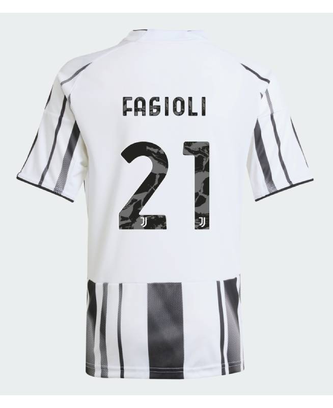 Juventus Home FAGIOLI 21 Jeep Sponsor Jersey 25-26