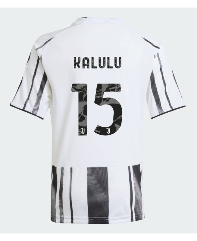 Juventus Home KALULU 15 Jeep Sponsor Jersey 25-26