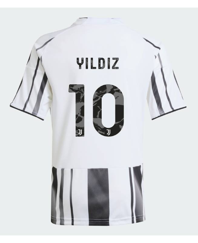 Juventus Home YILDIZ 10 Jeep Sponsor Jersey 25-26