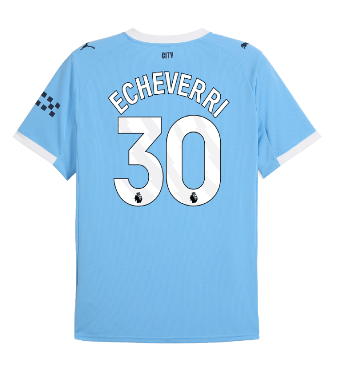 Manchester City Home Echeverri 30 Jersey 25-26