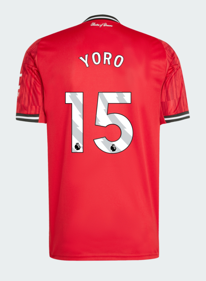 Manchester United Home YORO 15 Jersey 25-26
