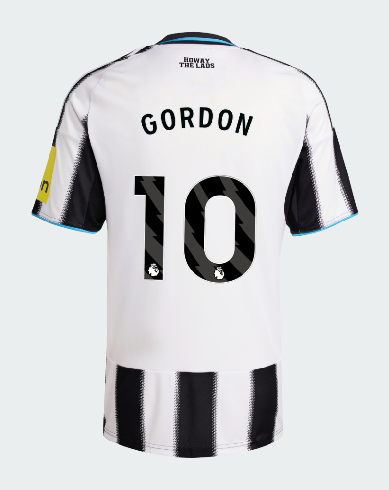 Newcastle United Home GORDON 10 Jersey 25-26