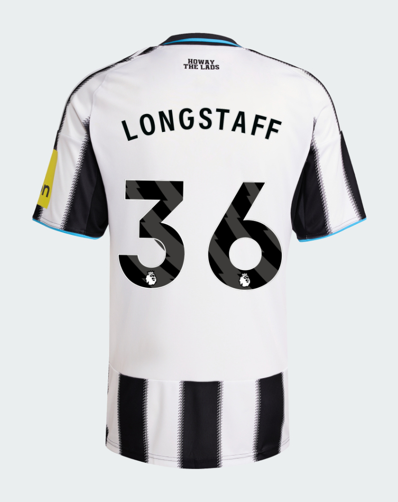 Newcastle United Home LONGSTAFF 36 Jersey 25-26