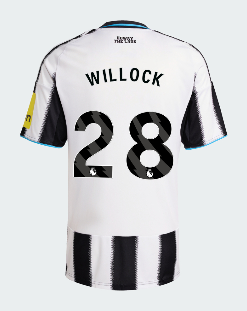 Newcastle United Home WILLOCK 28 Jersey 25-26