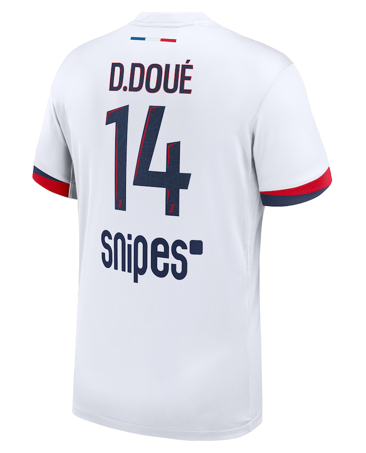PSG Away D. Doué 14 Jersey 25-26