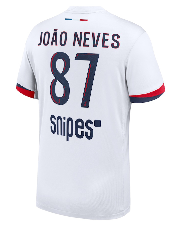 PSG Away João Neves 87 Jersey 25-26