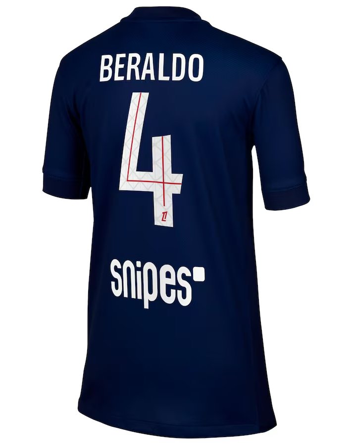 PSG Home Beraldo 4 Jersey 25-26