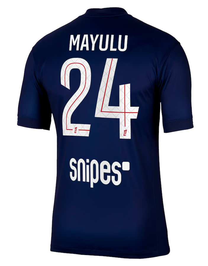 PSG Home Mayulu 24 Jersey 25-26